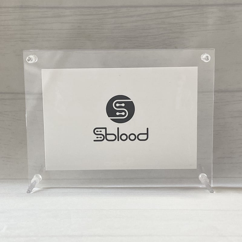 直筆サイン入りピックセット（アクリルフレーム付き） | S blood