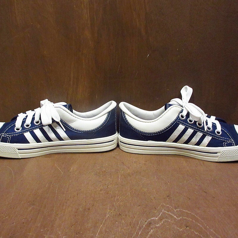 ビンテージ70's○DEADSTOCK MADE IN U.S.A. 4本ラインキャンバススニ
