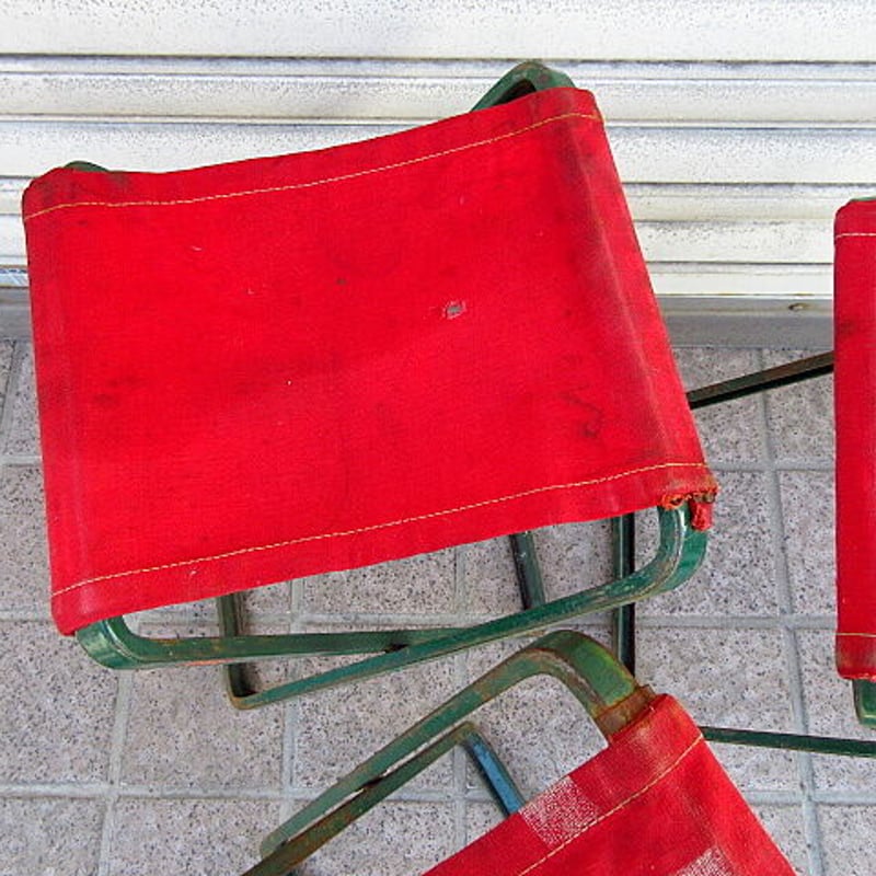 ビンテージ50's○Coleman フォールディングテーブル&チェア 4点セット