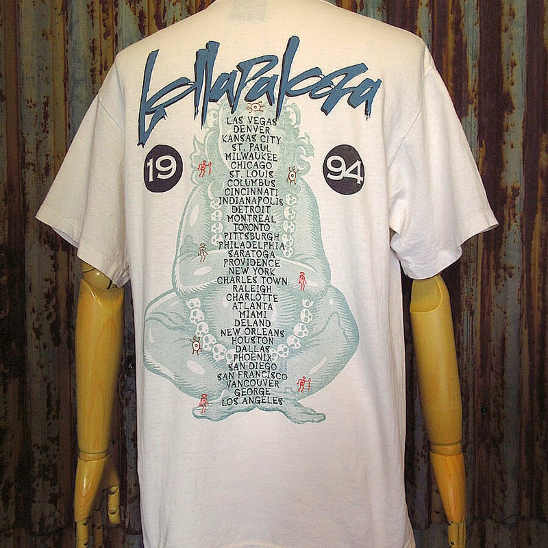 ビンテージ90's○Lollapalooza 1994フェスティバルTシャツ白size L○2