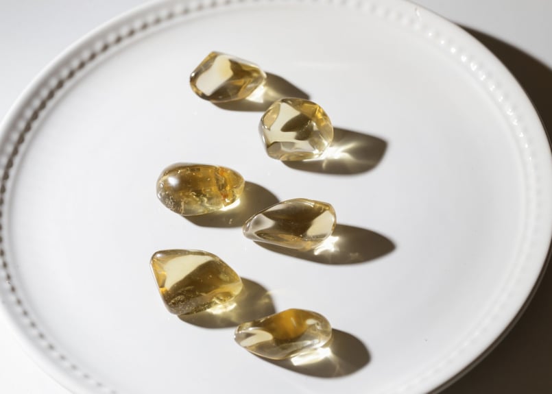 非加熱シトリン タンブル（6個セット）【ナチュラルエナジー】 | Y.S.Y24