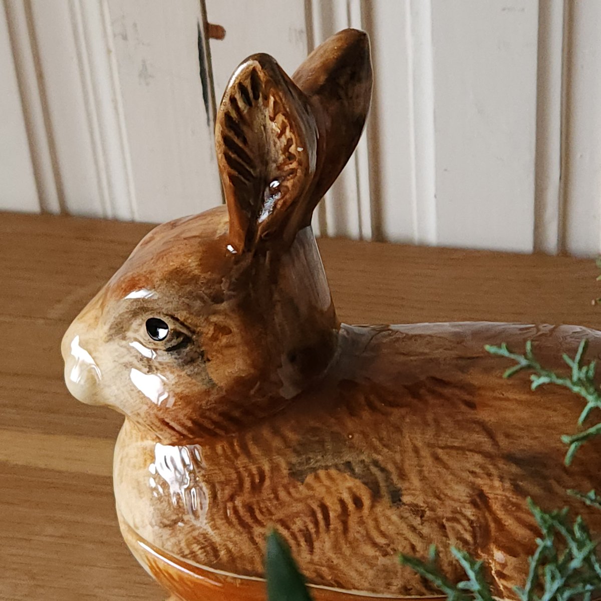 sakura 陶器のうさぎ型パテポット ミッシェル・コーガン フランス