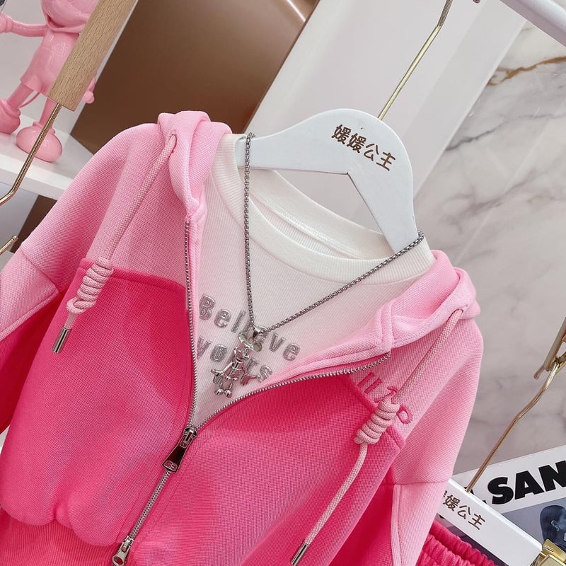 パーティー】新品ラインストーン チェリーピンク セットアップ