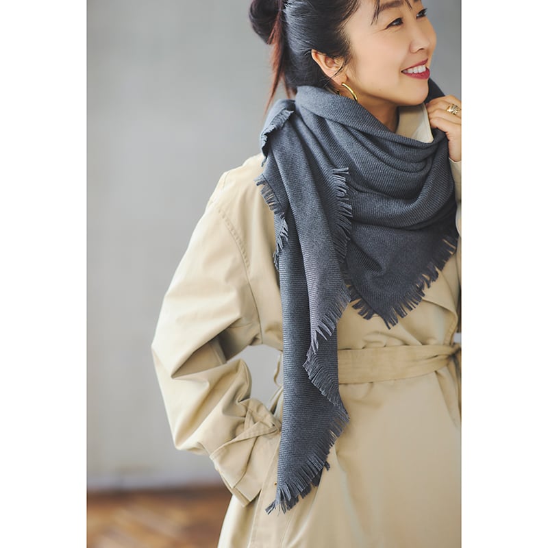 ミモレ別注】アソースメレのカシミヤシルク混ストール