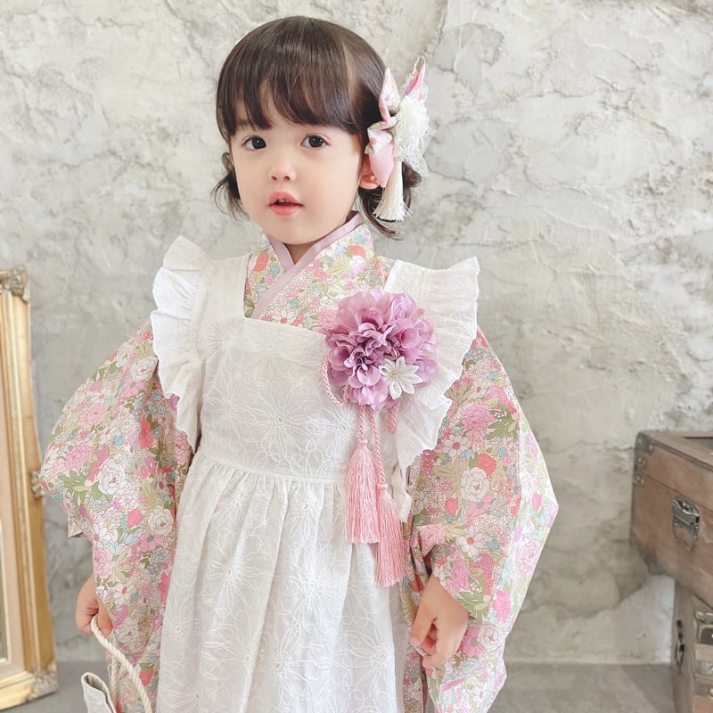 七五三着物用　3歳　チュール刺繍レース被布 Catherine Cottage（キャサリンコテージ） セール｜七五三 3歳女の子