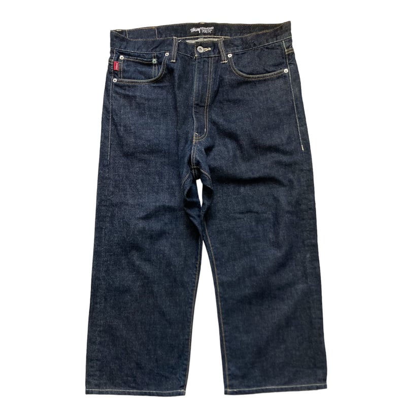 STUSSY ROUGH and RUGGED buck printed denim pant