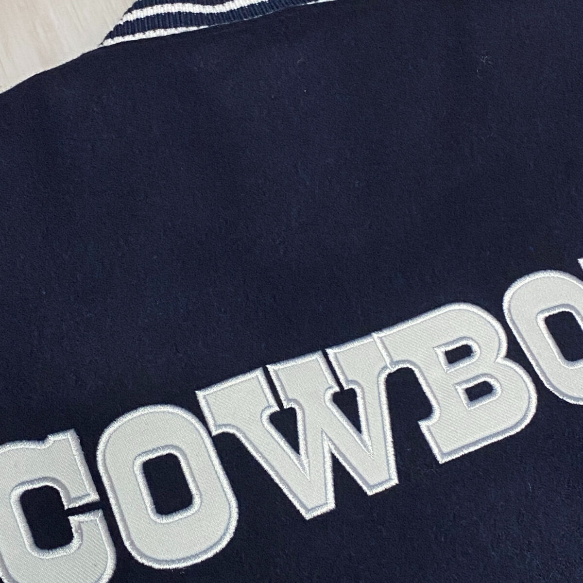 NFL公式 JHデザイン Cowboys ダラス カウボーイズ 紺 リバーシブル