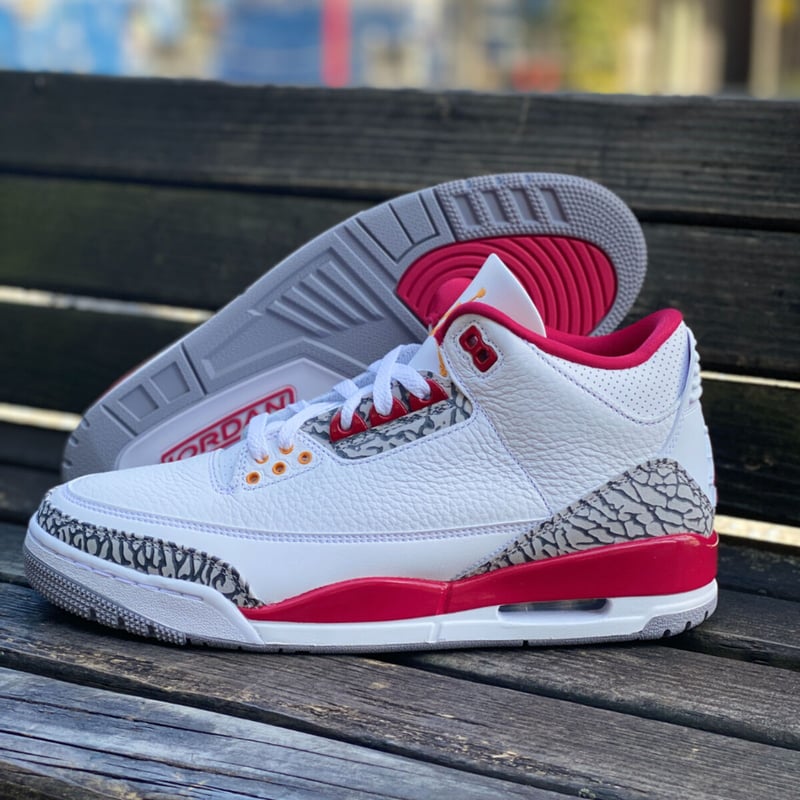 NIKE ナイキ AIR JORDAN3 RETRO エアジョーダン3 レトロ 白/カーディナ