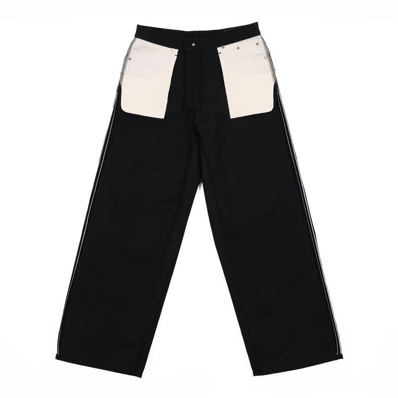 TSY ORIGINAL WIDE STRAIGHT DENIM【BLACK TAG】 //