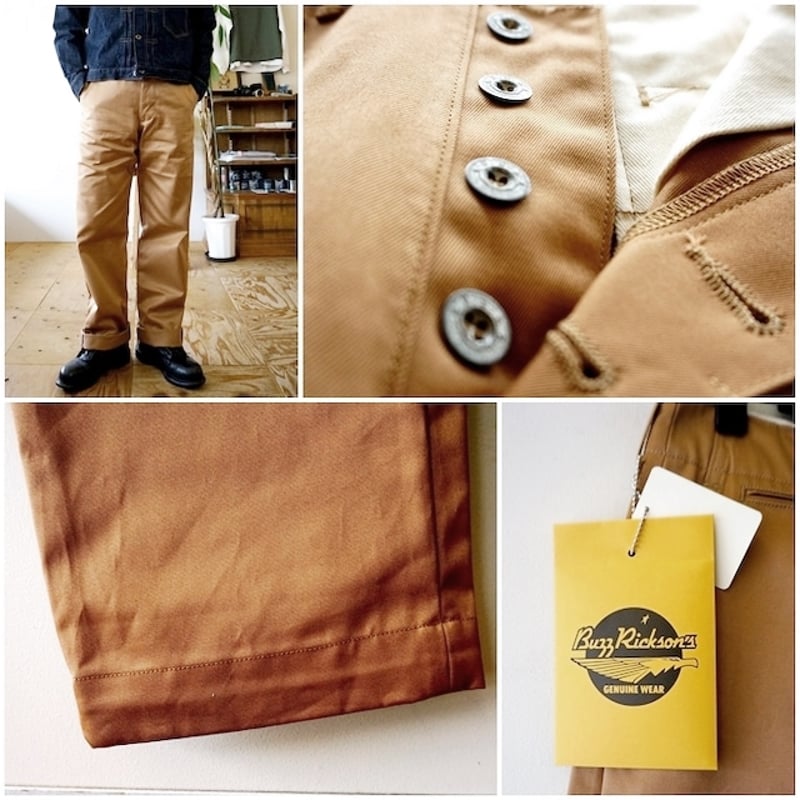 バズリクソンズ BUZZ RICKSON チノパン チノーズ ビンテージチノ 1945年