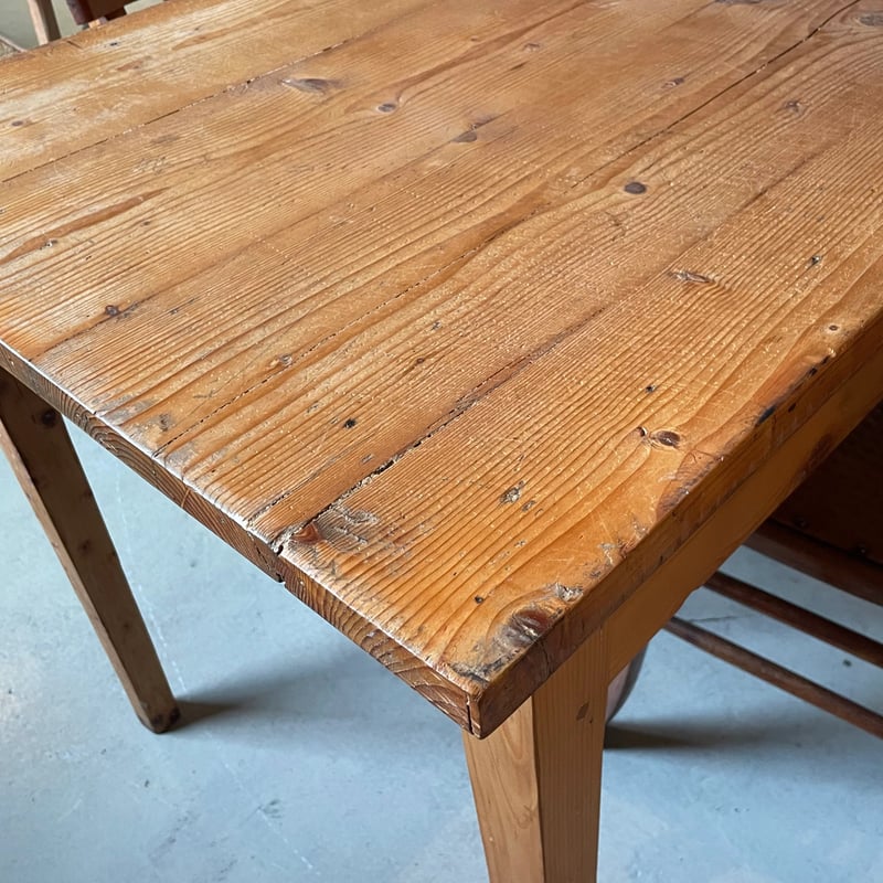 木製テーブル フランスアンティーク ④ | OGISHIMA COFFEE Antiques
