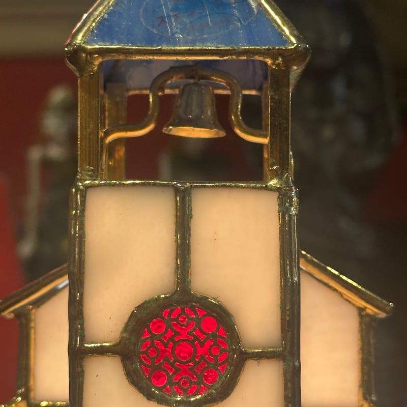 三明貿易 教会 ステンドグラス オルゴール付き | アンティーク家具と