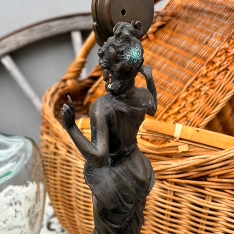 アンティーク ブロンズ像 総体振り置き時計 ※参照 | アンティーク家具