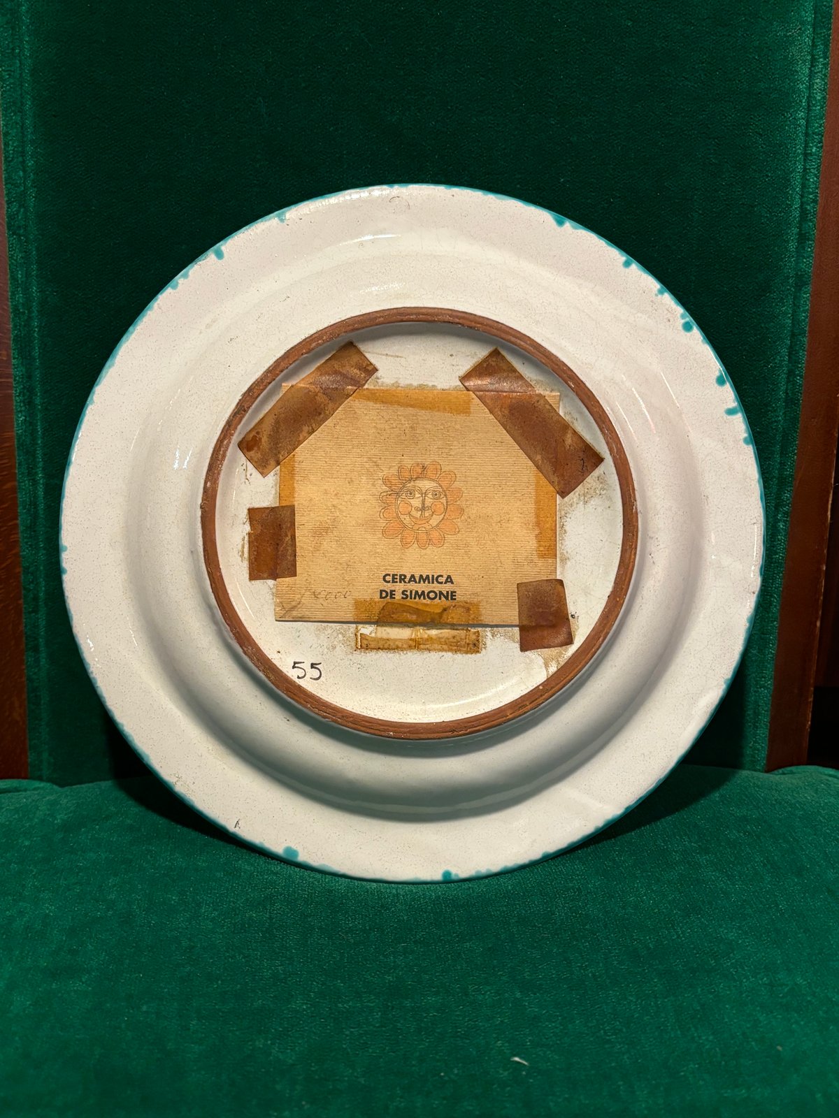 イタリア DESIMONE デシモーネ 陶器 絵皿 | アンティーク家具と喫茶