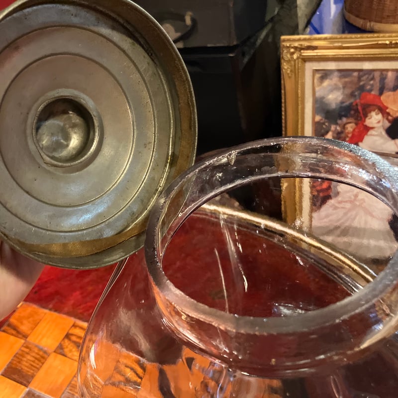 駄菓子屋 ガラス瓶 菓子瓶 昭和レトロ | アンティーク家具と喫茶