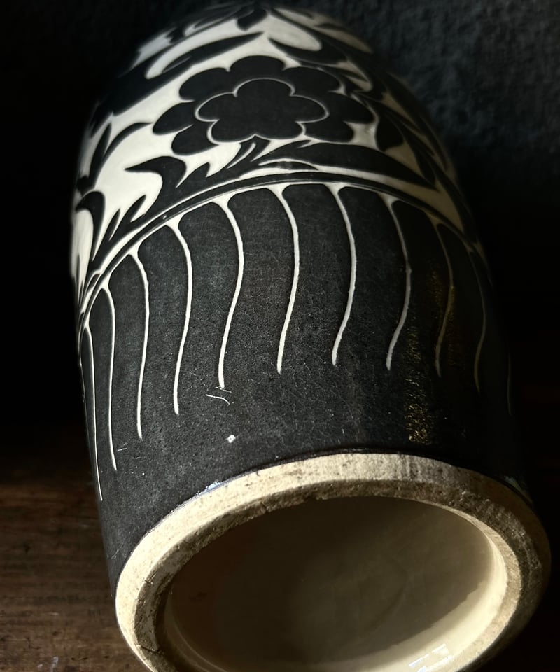 磁州窯の花器/中国美術/梅瓶/陶器/骨董 | 骨董・アンティークの