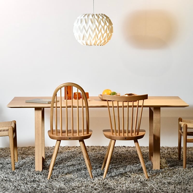 YU UT2 ダイニングテーブル 180×90 北海道オーク オイル塗装【マスター