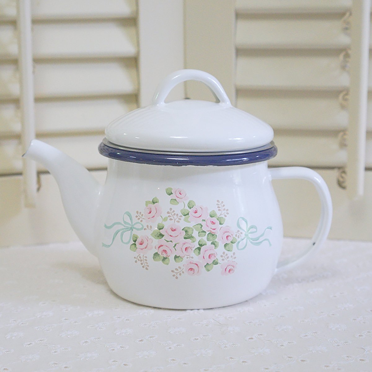 イマン エマ ティーポット ホーロー | Frenchchic