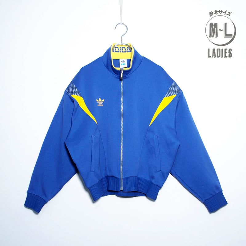 USED【 adidas 】90sトラックジャケット（デサント製）／LADIES：M〜L