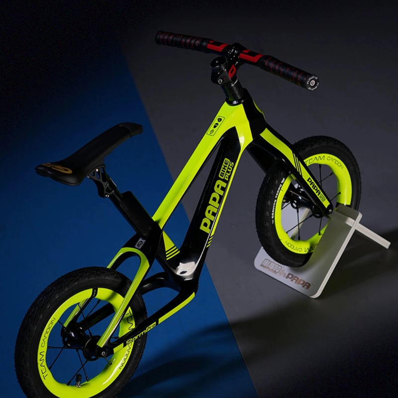 パパバイクストームプロ カーボンフロントフォーク ランバイク