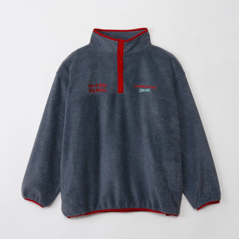 Holiday Halfsnap Fleece /GRAY | newapproachstore