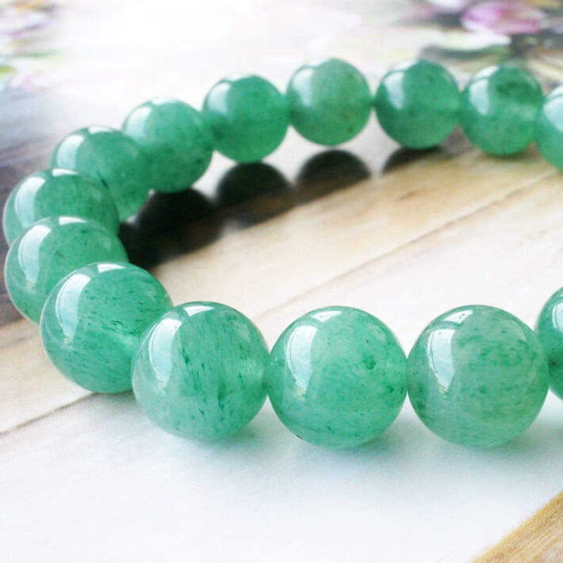 パワーストーンブレスレット アベンチュリン 緑 グリーン 天然石