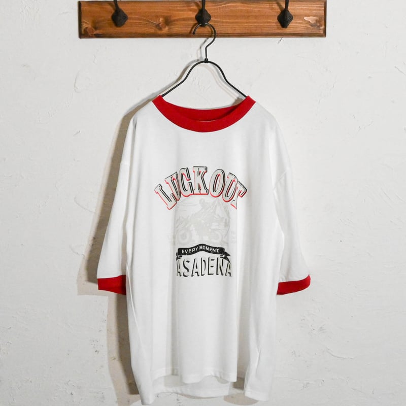 16/TC 天竺リンガープリントTシャツ(LUCK OUT、TIME FLIES) | Any