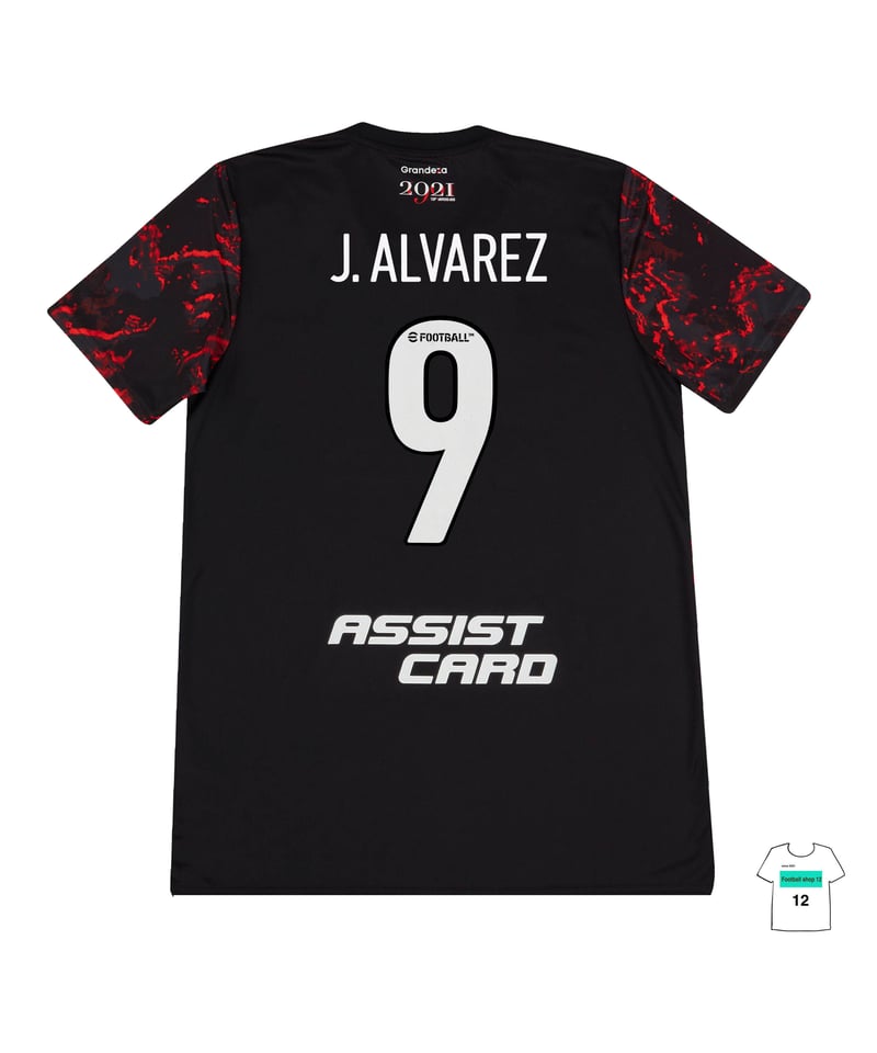 受注販売】21-22 リーベルプレート アウェイユニフォーム マーキング