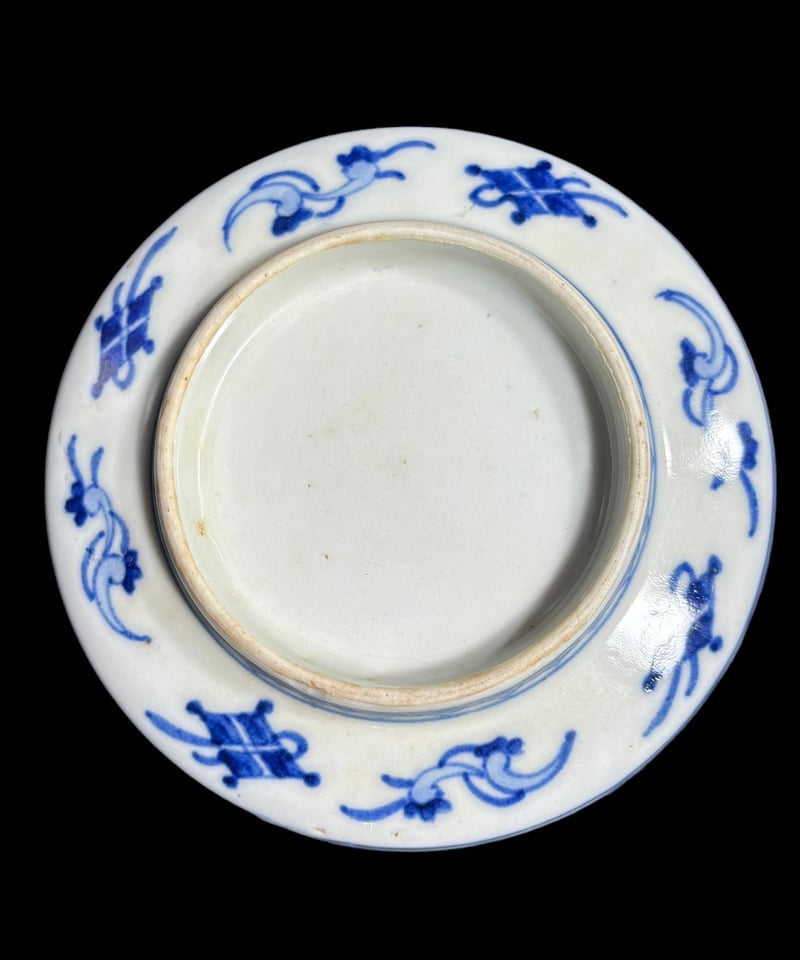 大正期 昭和前期 染付 漢詩 丼 蓋付き丼 ご飯 どんぶり 茶碗 器 磁器