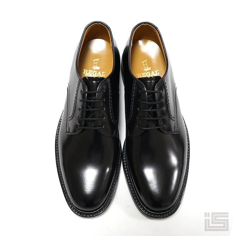 REGALリーガル 2504 NA Black ブラック 黒 外羽根 プレーン 5ホール