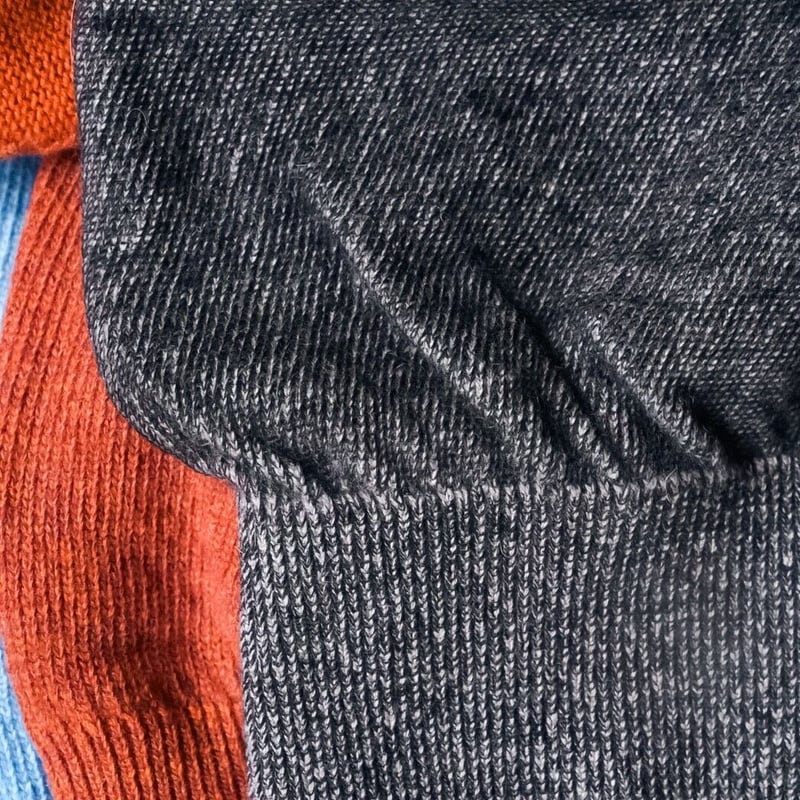 MAATEE&SONS BLACK ALPACA 裏CASHMERE ひょっとこ P/O SW