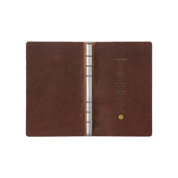 PLOTTER 5001 6穴リングレザーバインダー プエブロ バイブルサイズ