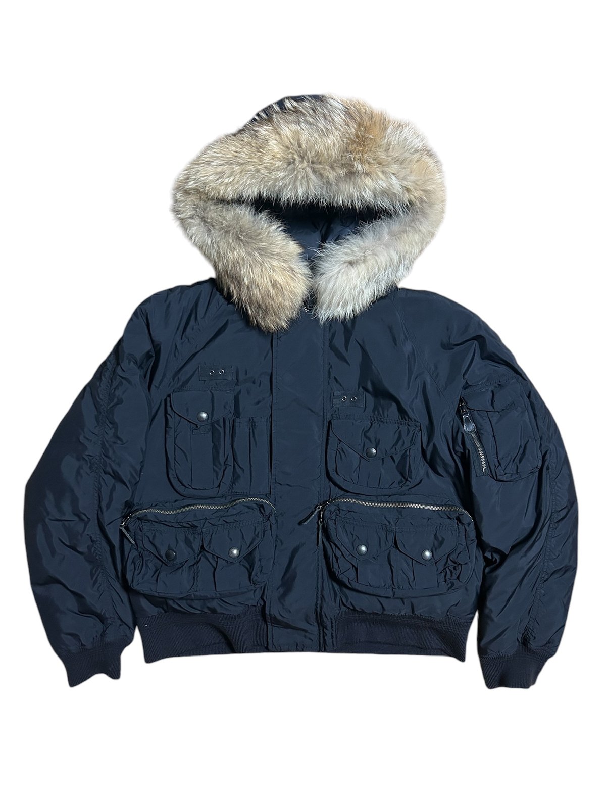 90's Polo by Ralph Lauren マルチポケット ダウンジャケット コヨーテ