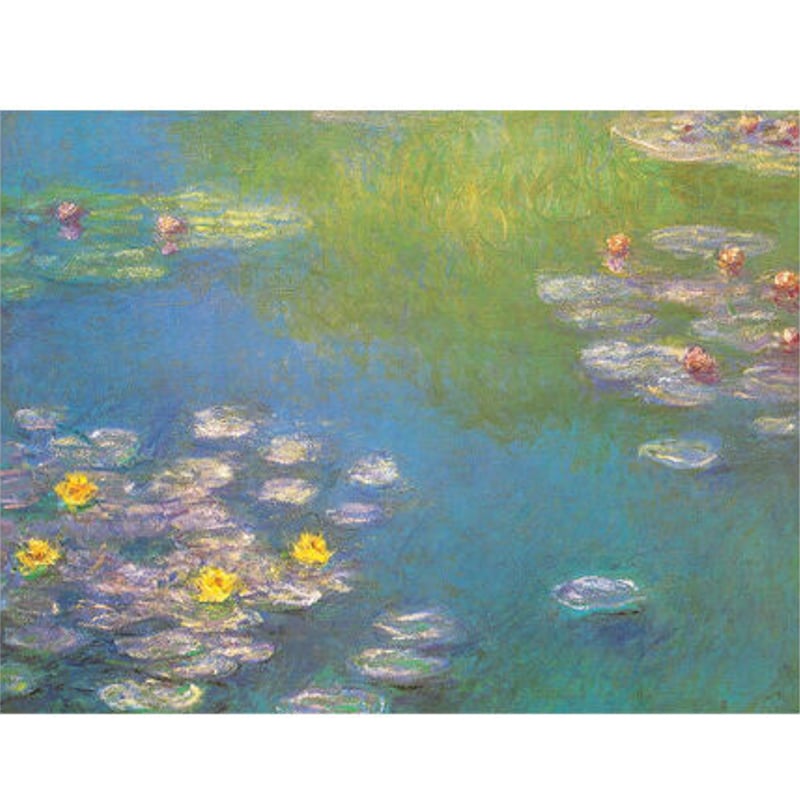 クロード・モネ 「睡蓮（1908年）」 F6号 額入り 複製画 名画額縁 風景