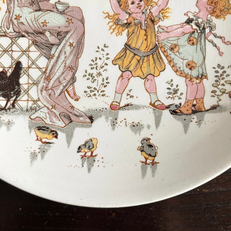 Sarreguemines サルグミンヌ アンファン リシャール 平皿 フランス