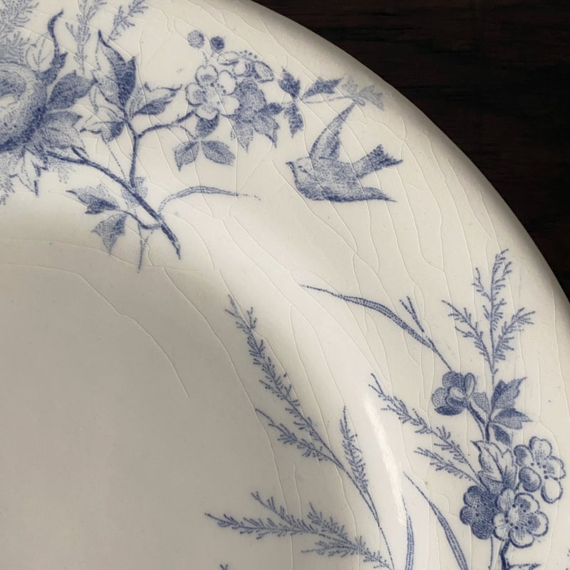 クレイユモントロー リノット Creil&Montereau Linotte デザート皿 平皿