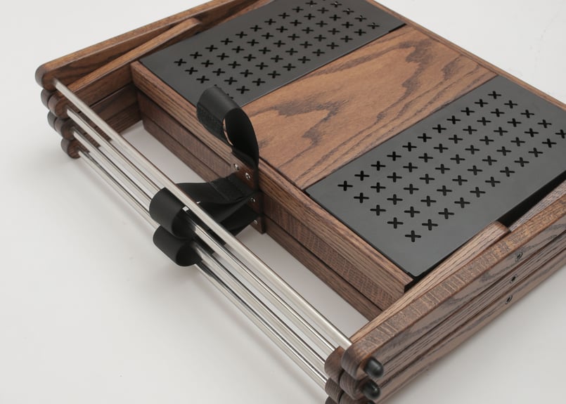 アイアン&ウッド 3段ラック（W） | KIMICAMP