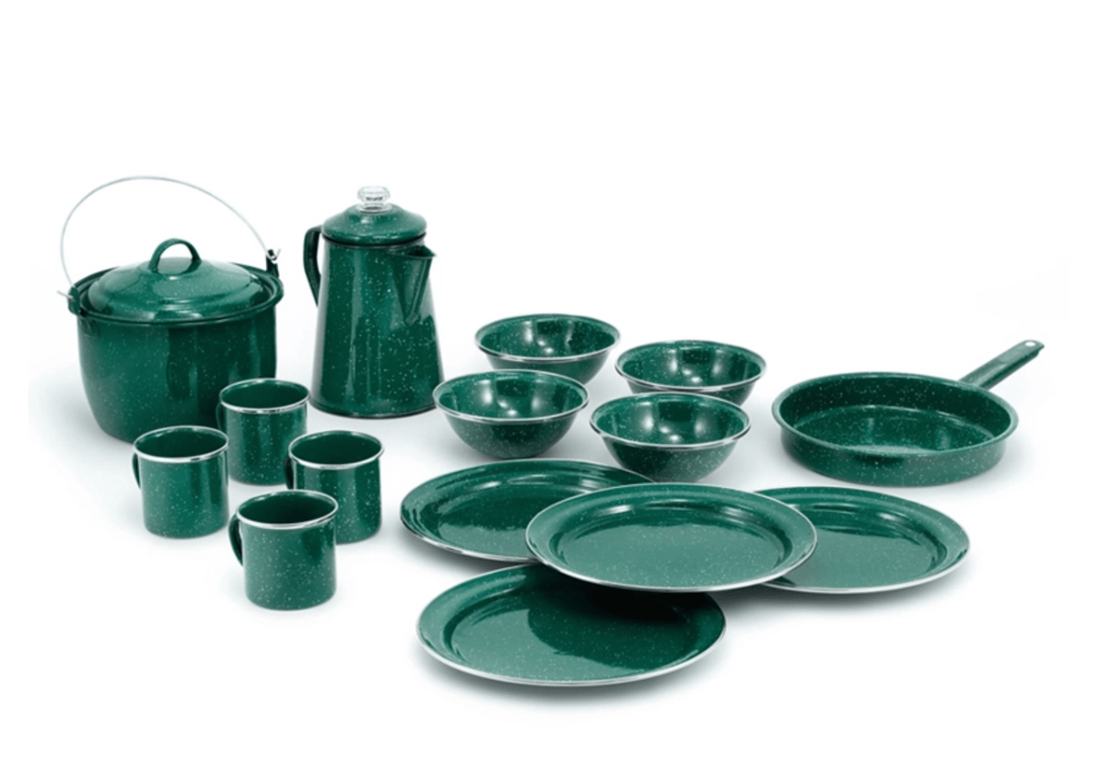 GSI キャンプお皿お鍋ポット16個セット 【公式通販】