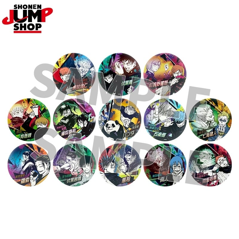 呪術廻戦】SHONEN JUMP SHOP 上海 ジャンプショップ中国限定 缶バッジ
