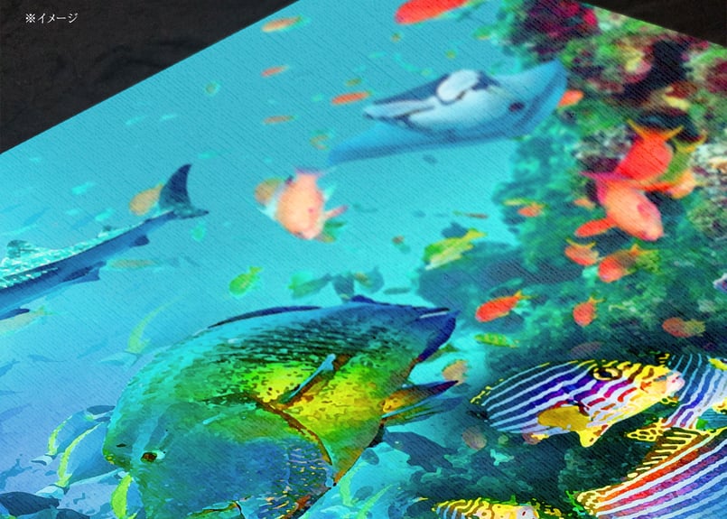 オールブルー」F6号アートキャンバス | 絵画インテリアSHOP『フォト