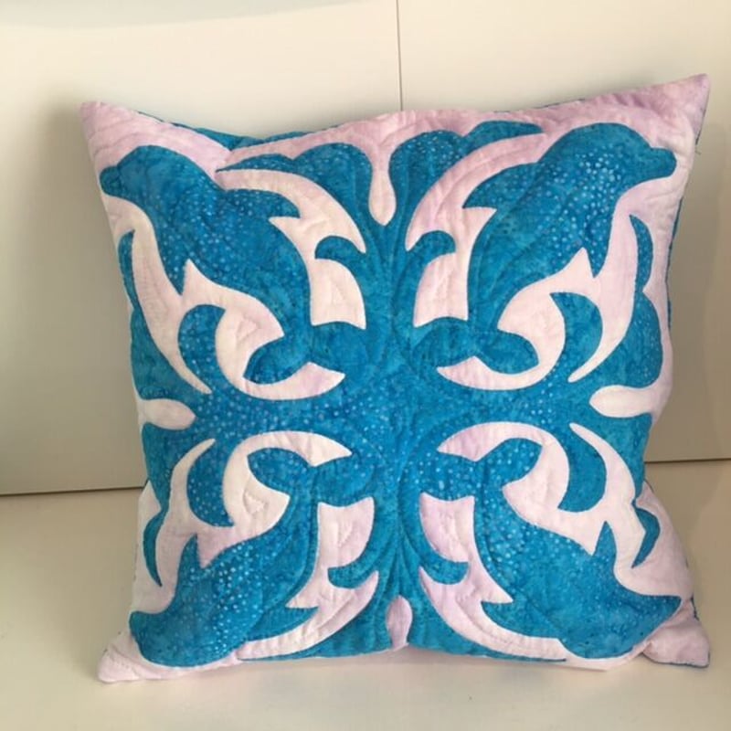 イルカのタペストリーorクッションキット 45㎝～50㎝ | Hawaiianquilt