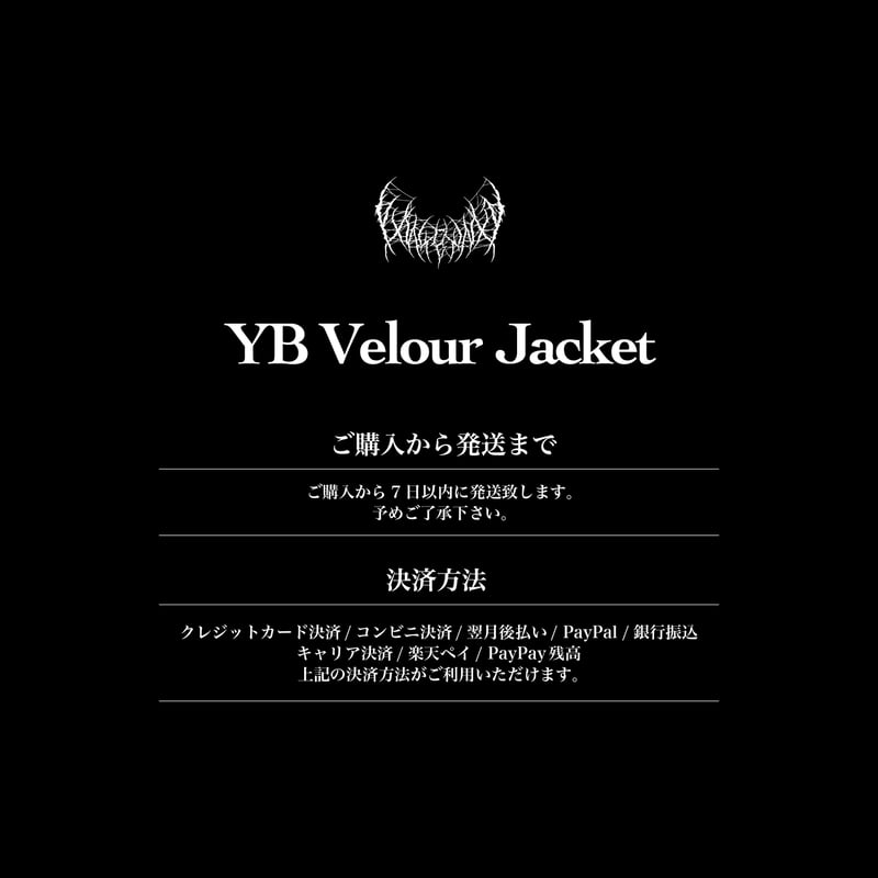YB Velour Jacket (Black) | YXNGBRATZ OFFICIAL O