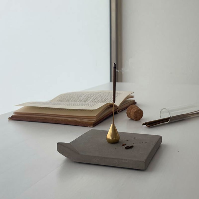 incenseholder-03023 fold セメント インセンスホルダー お香立て |