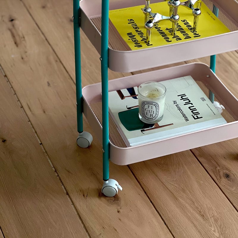 wagon-03008 バイカラー キャスター付きワゴン 3段 | ART OF BLACK