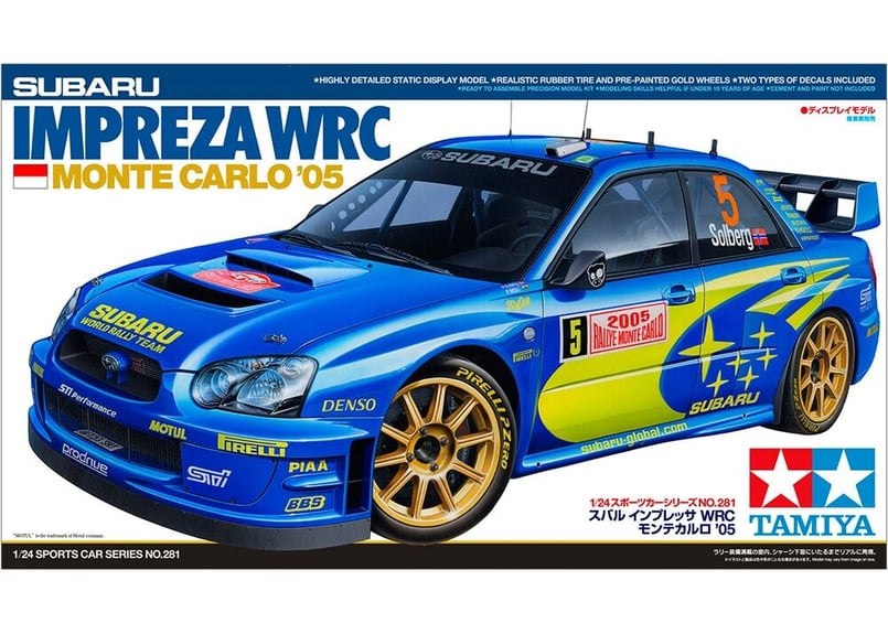 タミヤ 1/24 スポーツカー No.281 スバル インプレッサ WRC