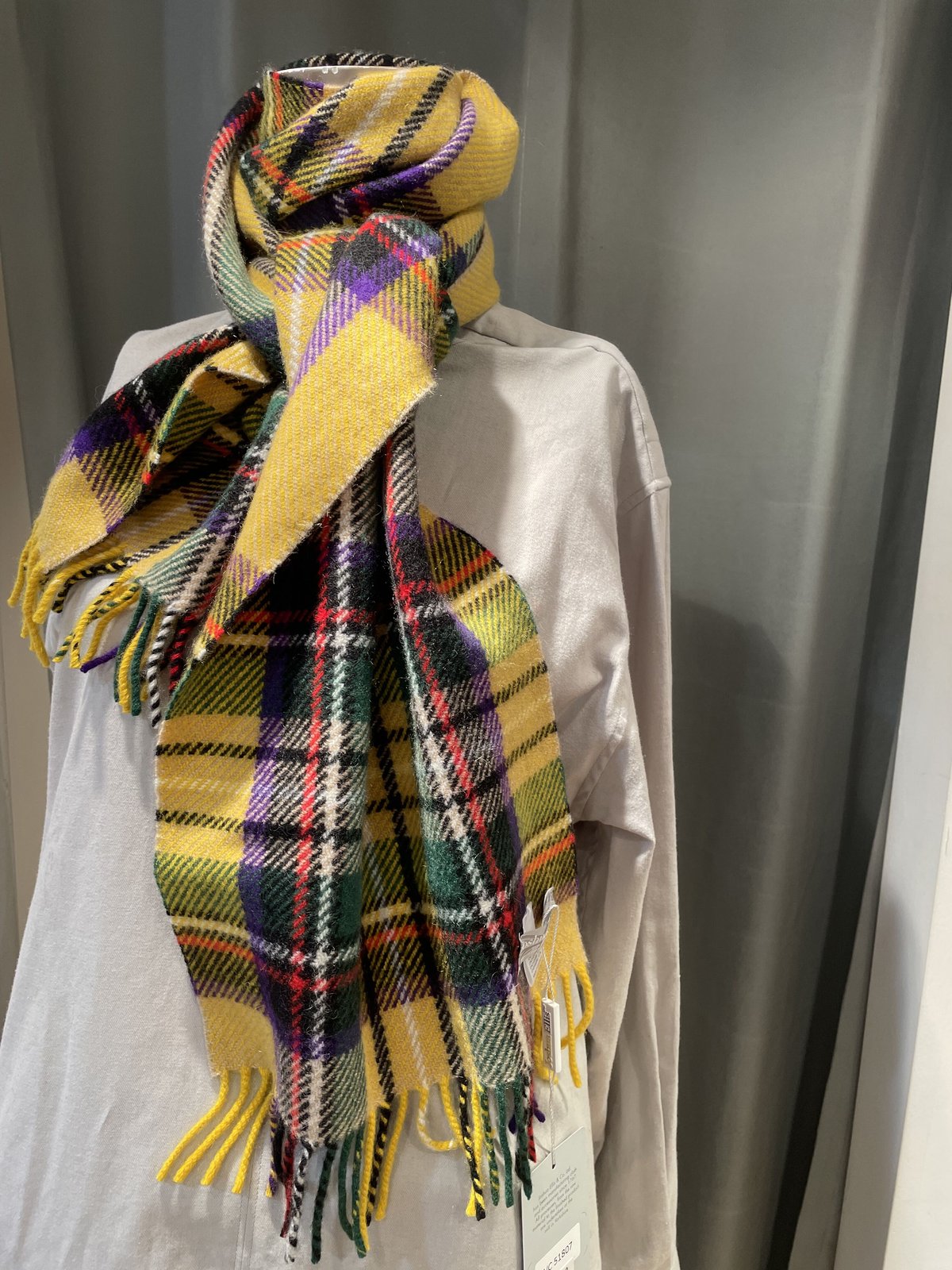 Joshua Ellis/VC51807/Tweed /ピュア100％カシミヤストール | M