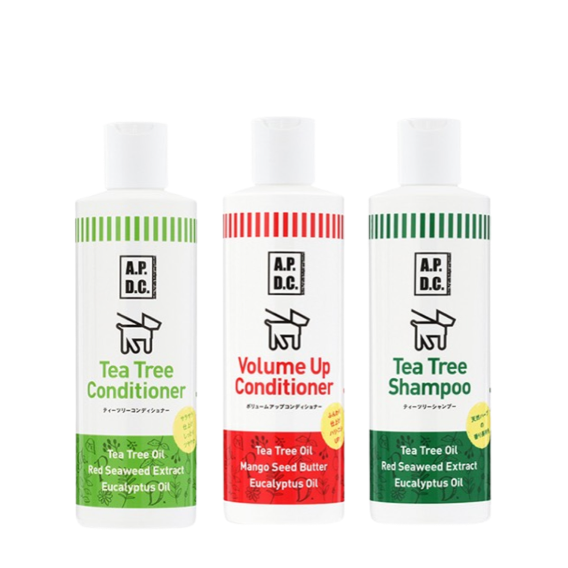 APDC ティーツリーシャンプー/コンディショナー お試し100ml/250ml