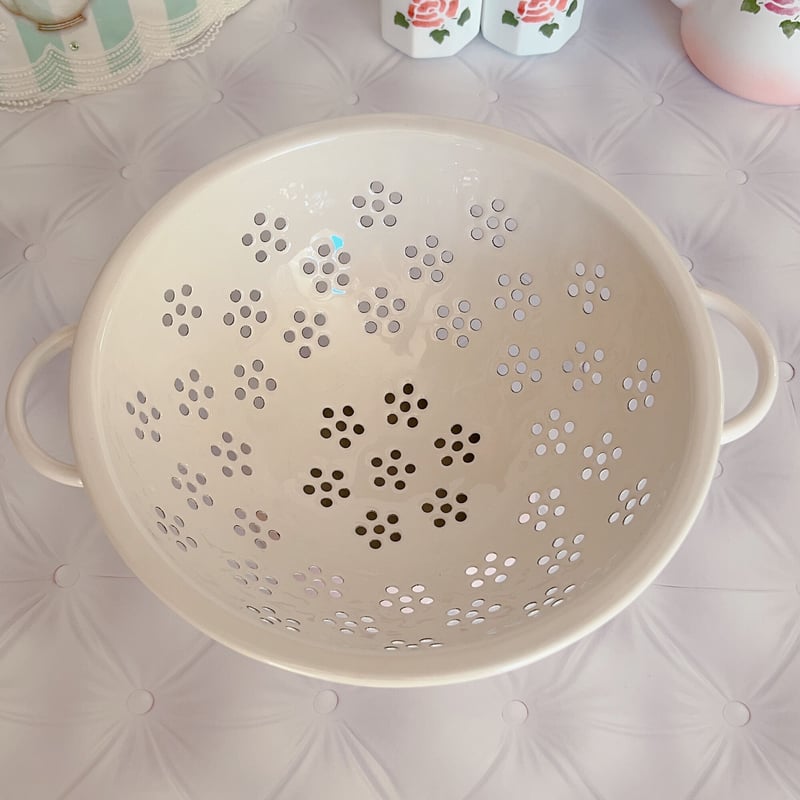 マニーローズ ホーローコランダー | ROSE COLOR