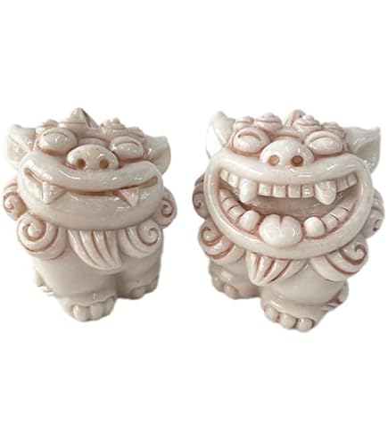 Amazon.co.jp: シーサー 魔除け 厄除け 御守り 沖縄 置物 笑顔 花