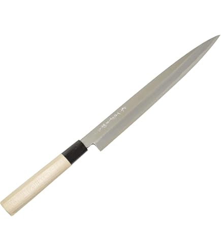 Amazon｜正本総本店 本霞・玉白鋼 柳刃刺身庖丁 24cm 刀身:玉白鋼、柄